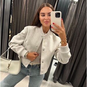 ZARA BLOGGER FAVORITE SOFT BOMBER JACKET